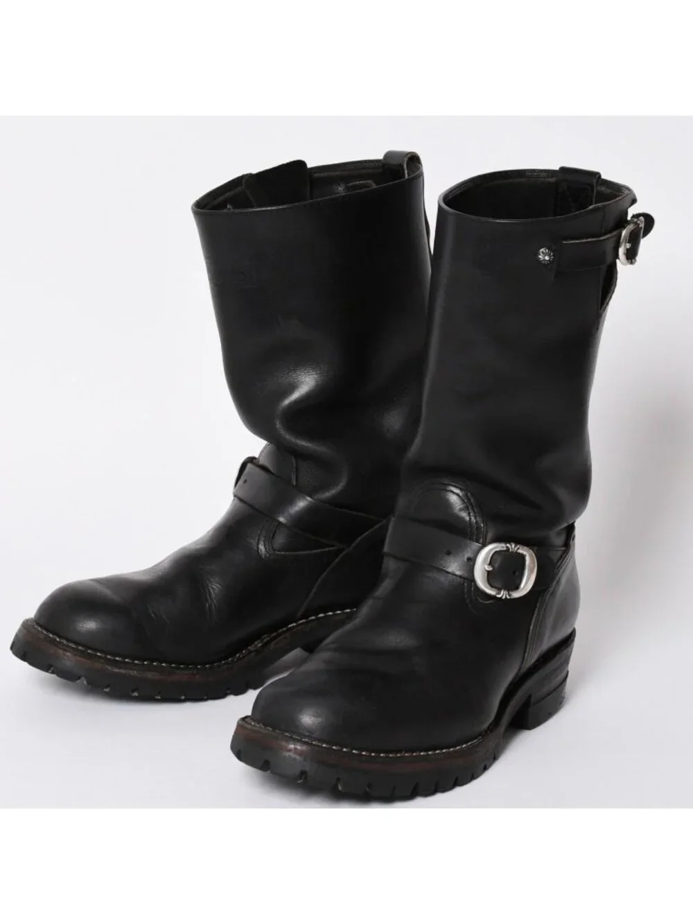 Chrome Hearts Wesco Boss Boots CH Cross Gunslinger Ball 8